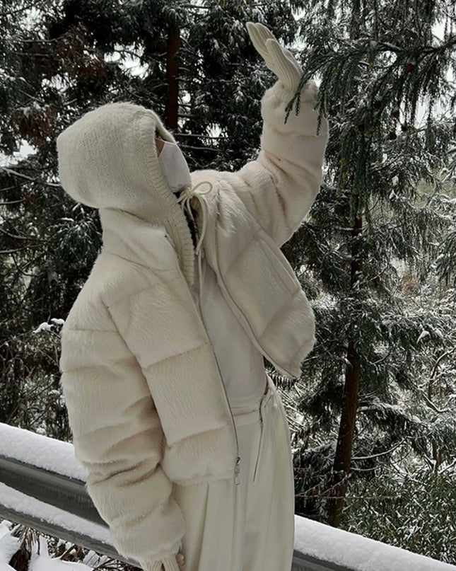 Lamb Wool Padded Jacket