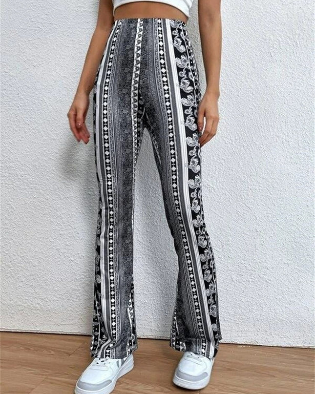 Hip Hugging Patterned Leggings