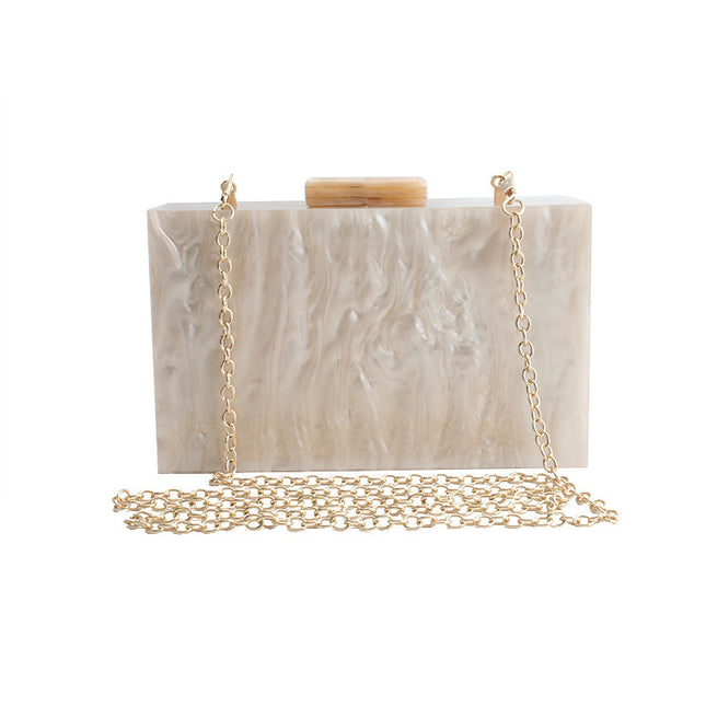 Marble Acrylic Hand Bag