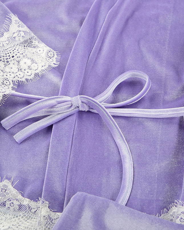 Winter Velvet Pajama Set