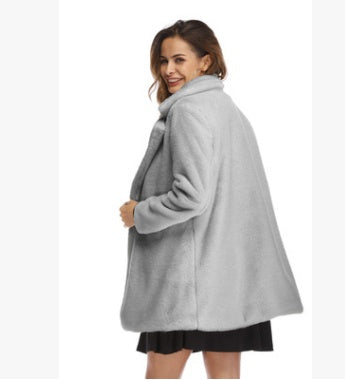 Faux Fur Long Coat