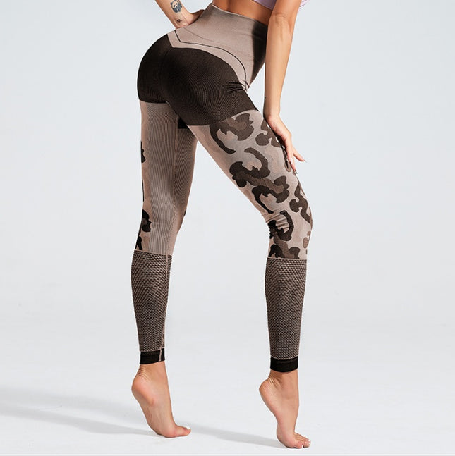 Camouflage Colorblock Leggings