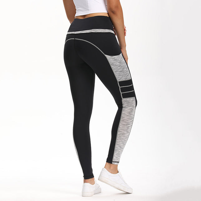 Black Gray Leggings