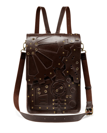 Vintage Steampunk Shoulder Bag Backpack
