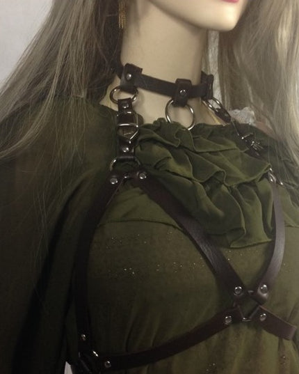 Halter Neck Choker Harness