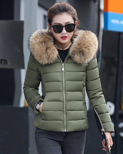 Down Jacket With Fur
