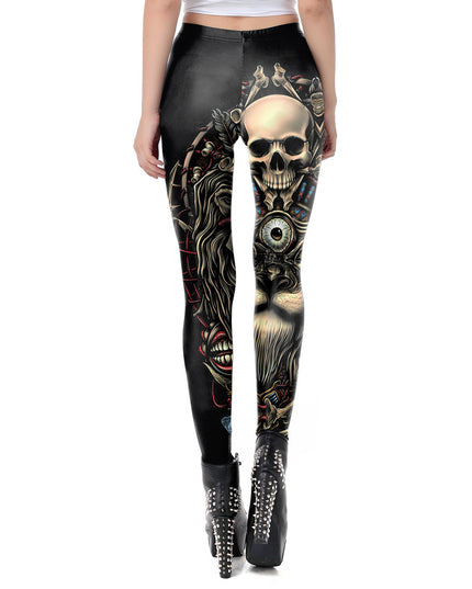 Goth Skull Leggings