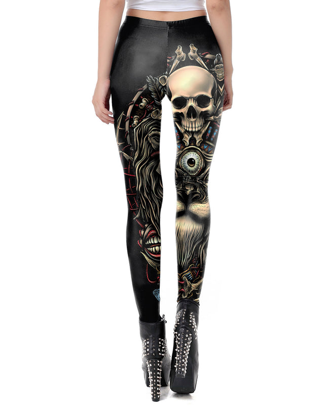 Goth Skull Leggings