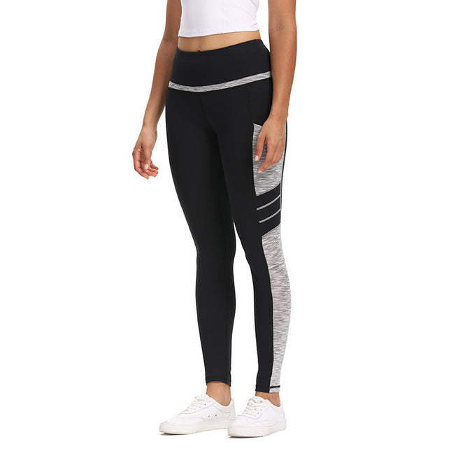 Black Gray Leggings