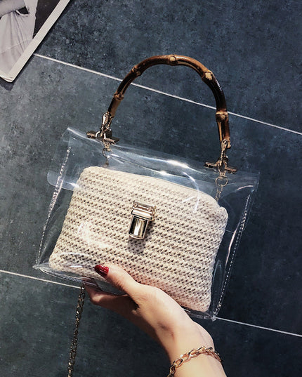 Bamboo Knot Woven Bag
