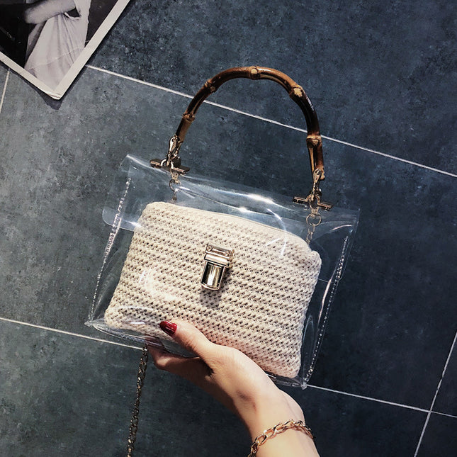 Bamboo Knot Woven Bag