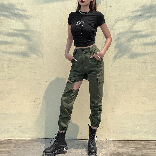 Irregular Harem Pants