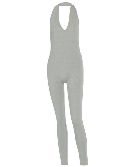 Deep V Jumpsuit