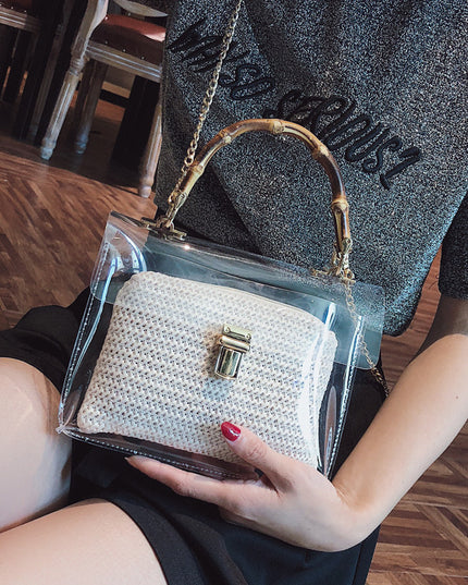 Bamboo Knot Woven Bag