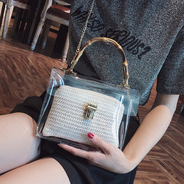 Bamboo Knot Woven Bag