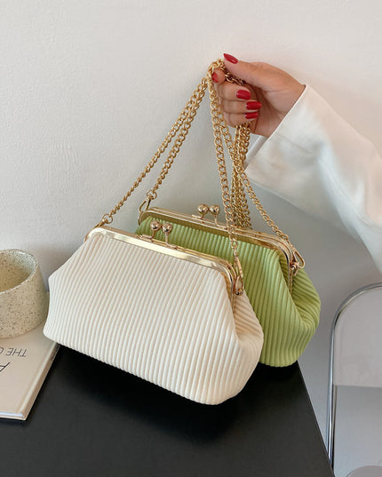 Elegant Chain Handle Clutch
