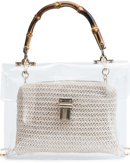Bamboo Knot Woven Bag