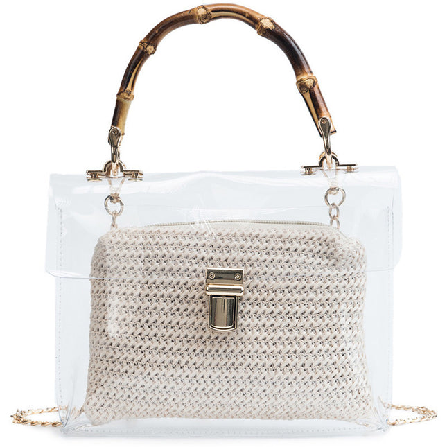 Bamboo Knot Woven Bag