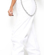 L / White