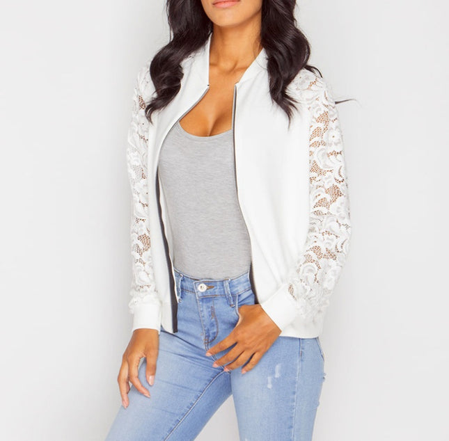Lace Sleeve Coat