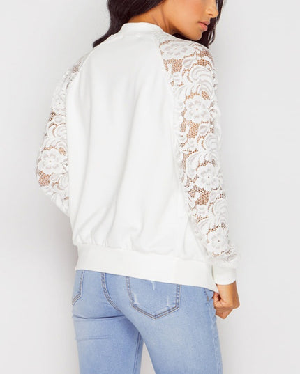 Lace Sleeve Coat