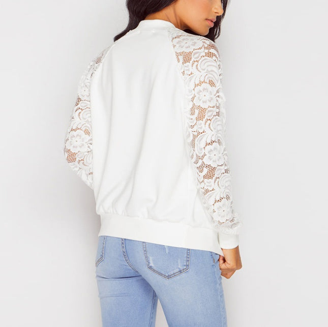 Lace Sleeve Coat
