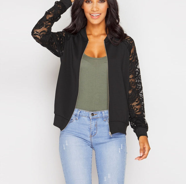 Lace Sleeve Coat