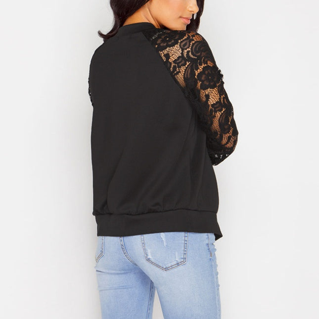 Lace Sleeve Coat