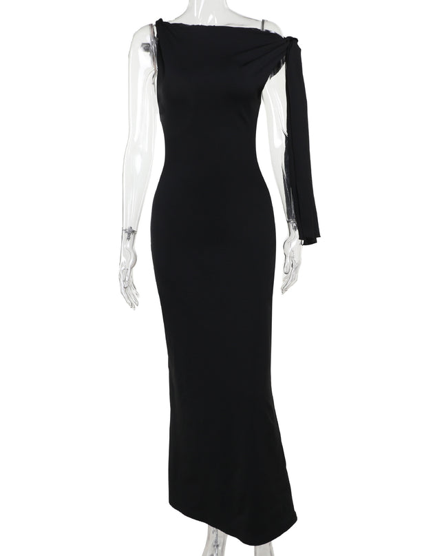 Ribbon Evening Dress
