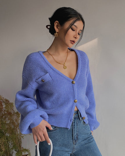 Sweater Button Up Cardigan