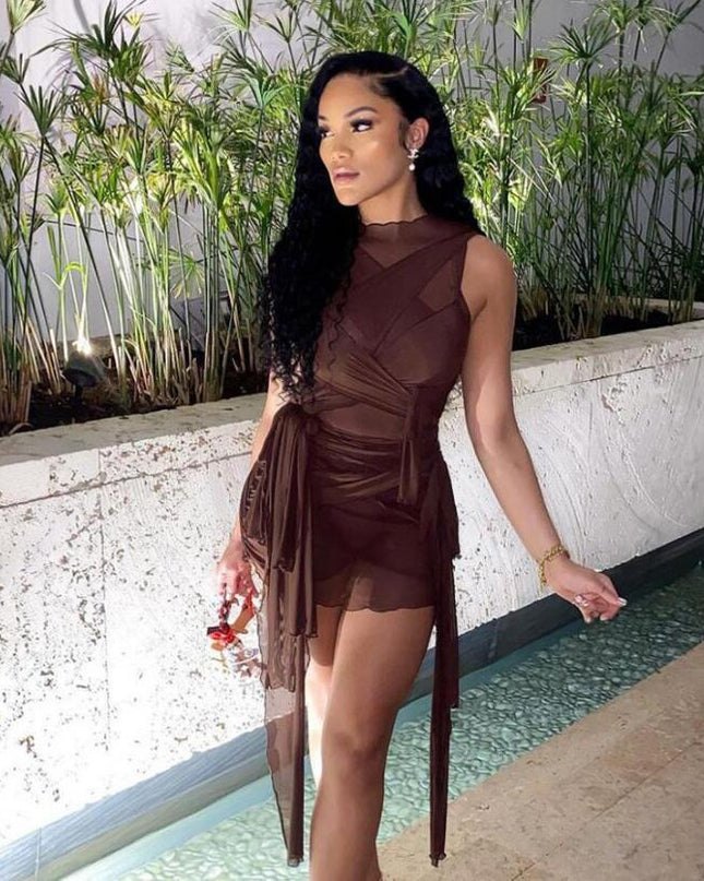 Mesh Bodycon Dress