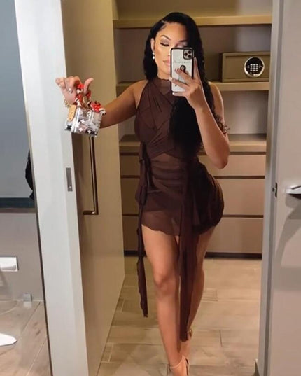 Mesh Bodycon Dress