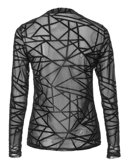 Transparent Mesh Tee