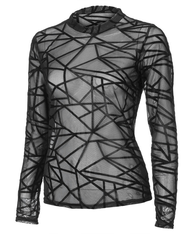 Transparent Mesh Tee