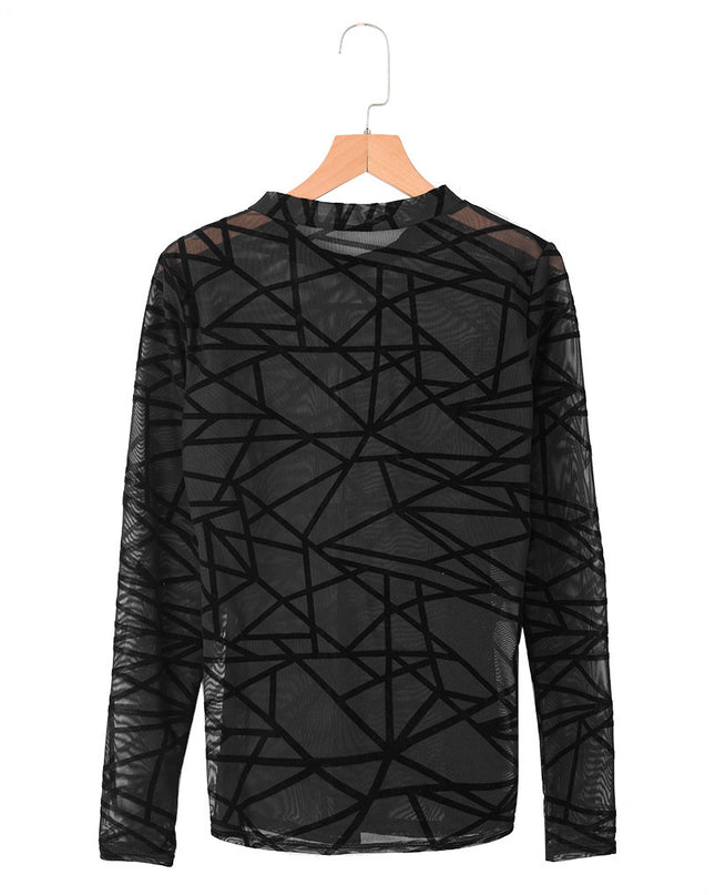 Transparent Mesh Tee