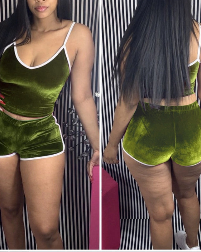 Velvet Two Piece Set
