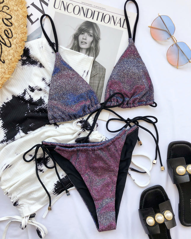 Tie Glitter Bikini