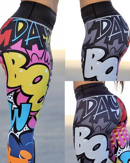 Printed Yoga Pants