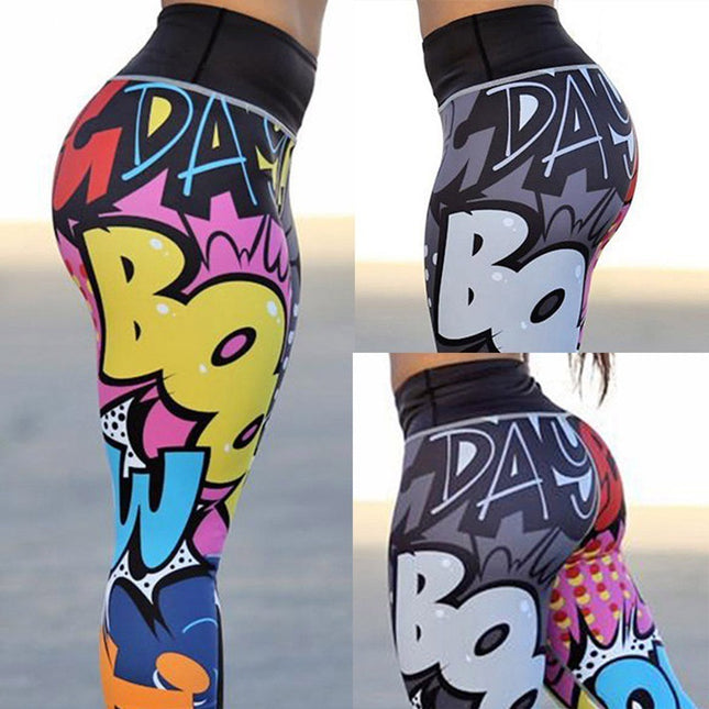 Printed Yoga Pants
