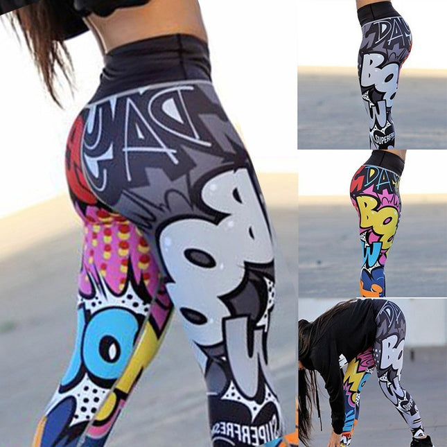 Printed Yoga Pants