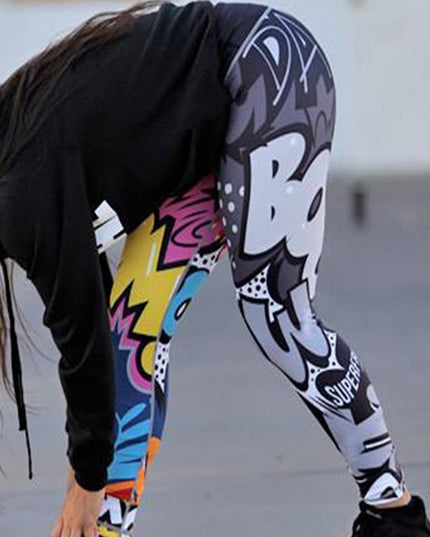 Printed Yoga Pants