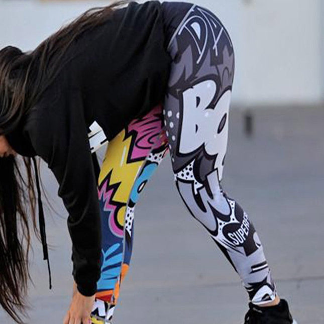 Printed Yoga Pants