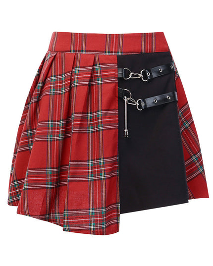 Gothic Pleated Shorts Skirt