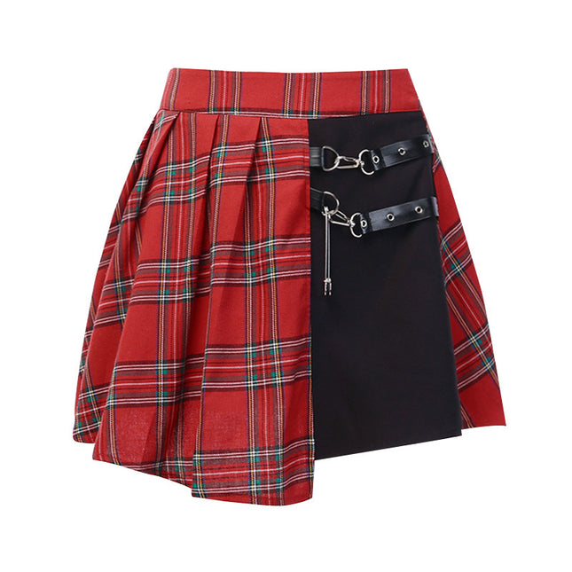 Gothic Pleated Shorts Skirt