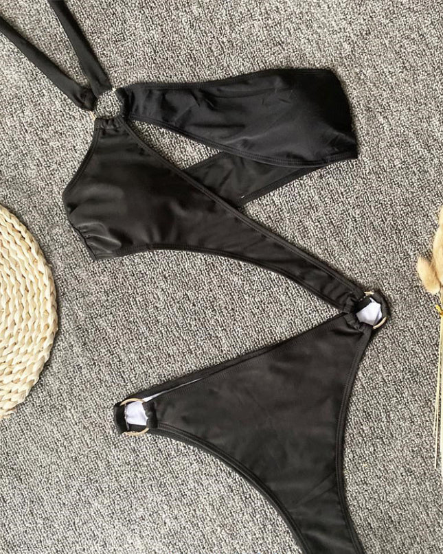 Hollow Out One Piece Bikini