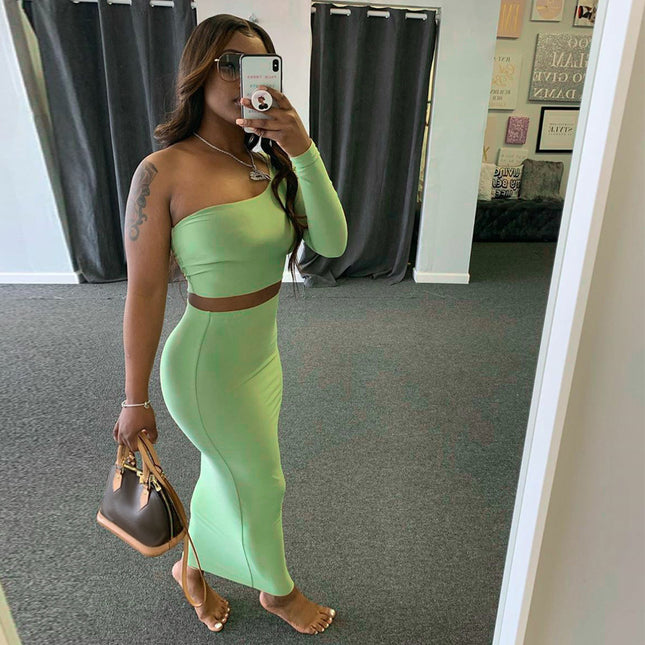 Off Shoulder Skirt Set