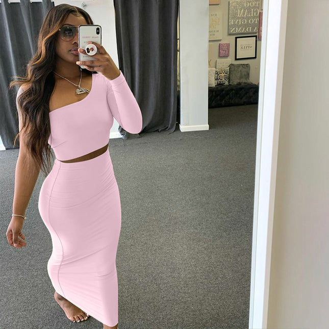 Off Shoulder Skirt Set