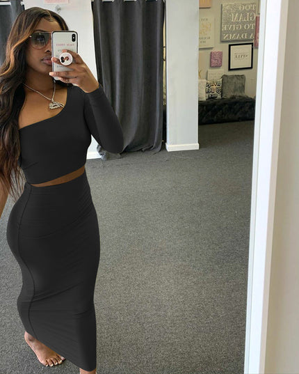 Off Shoulder Skirt Set