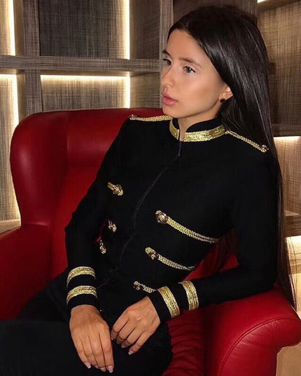 Navy Styled Jacket