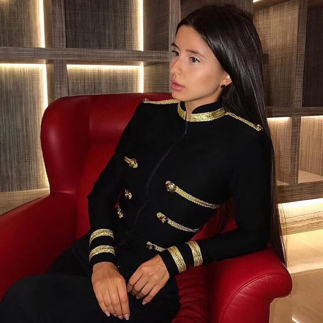 Navy Styled Jacket